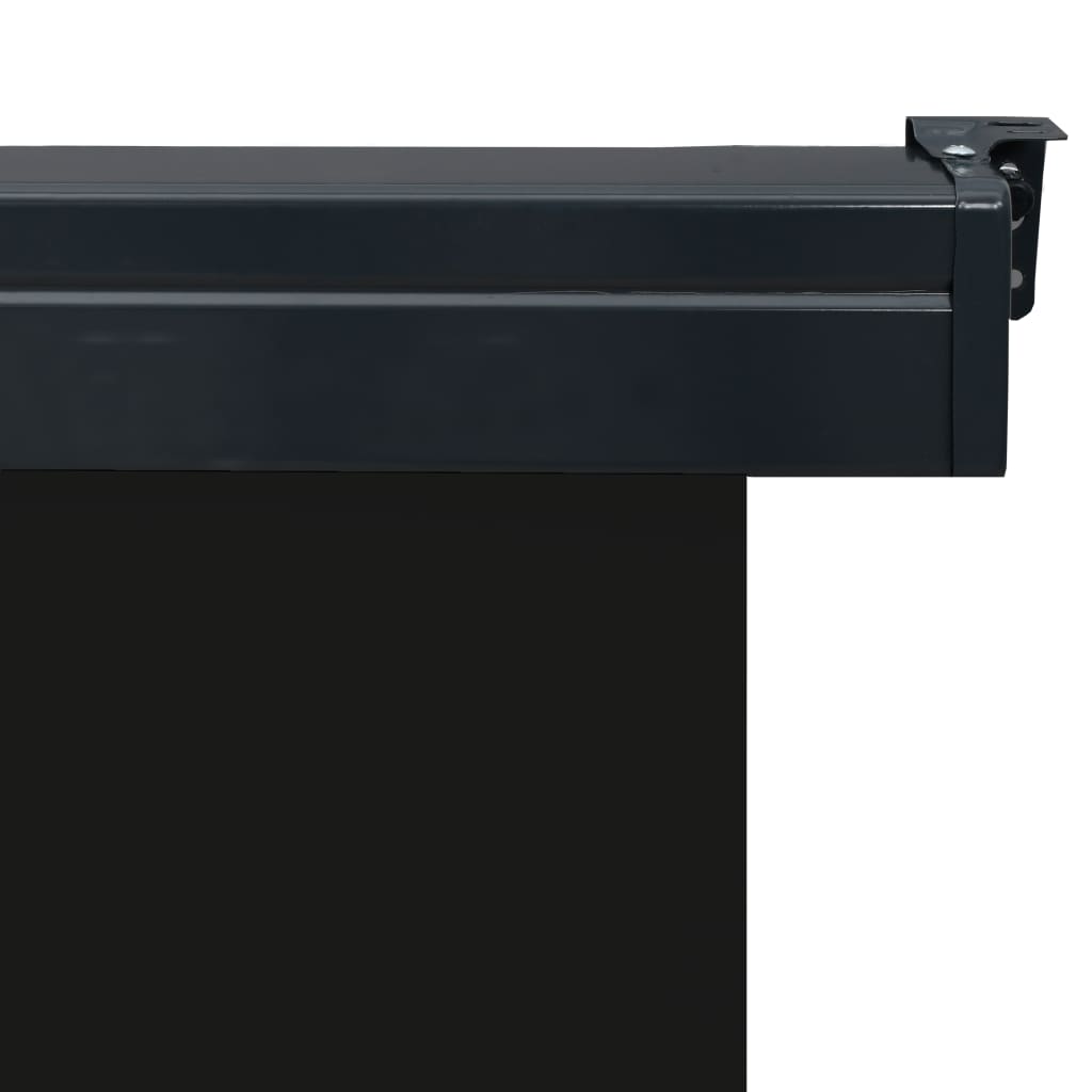 vidaXL Вертикална тента за балкон, 85x250 см, черна