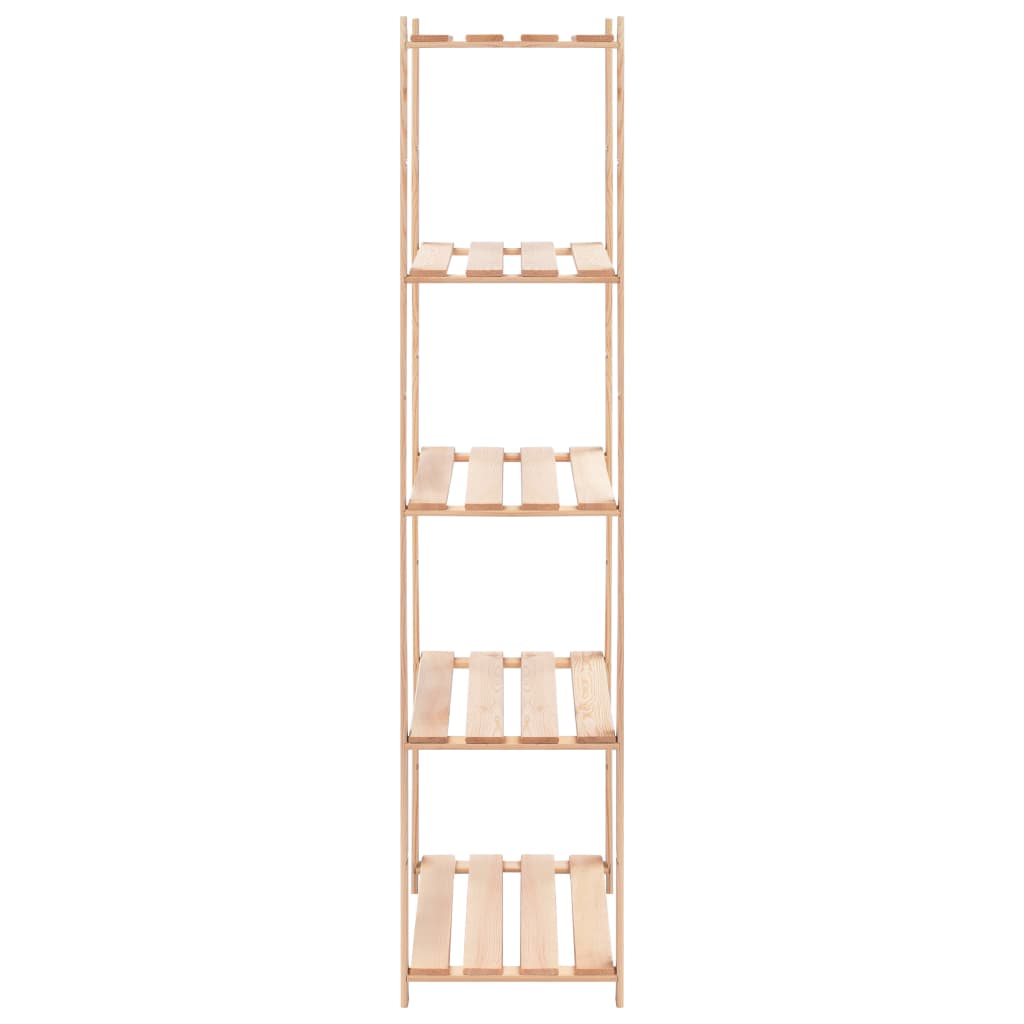vidaXL 5-етажни стелажи, 2 бр, 80x38x170 см, бор масив, 250 кг