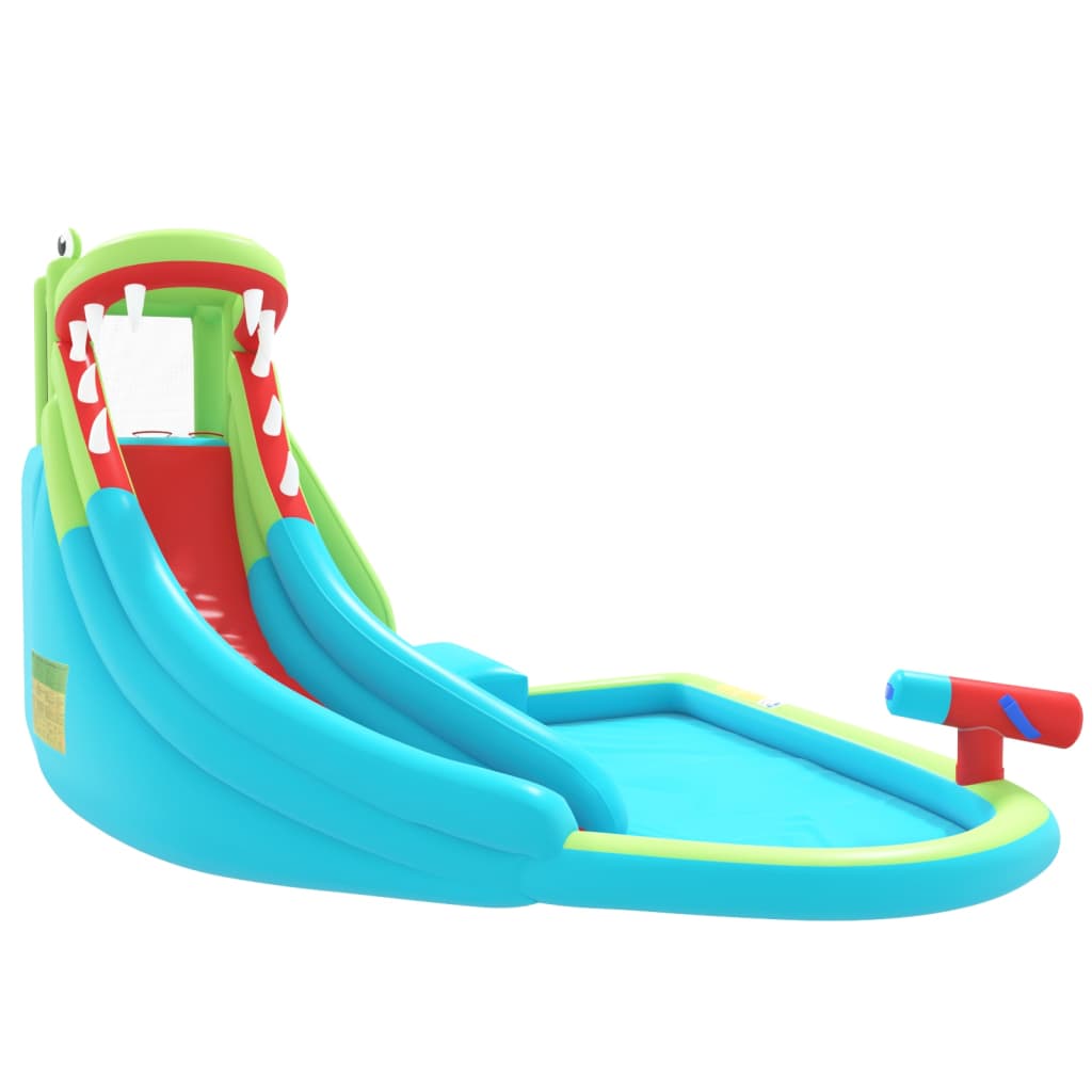 Happy Hop Надуваема водна пързалка с пръскащ басейн 356x300x230 см PVC