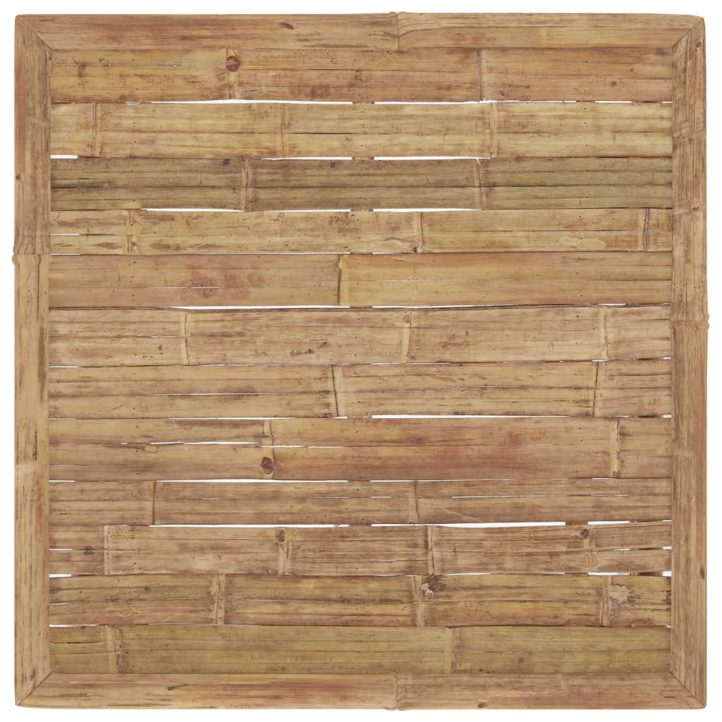 vidaXL Градински лаундж комплект тъмносиви възглавници 8 части бамбук