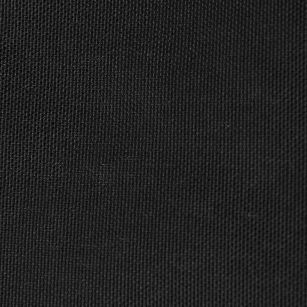 vidaXL Платно-сенник, Оксфорд текстил, квадратно, 7x7 м, черно