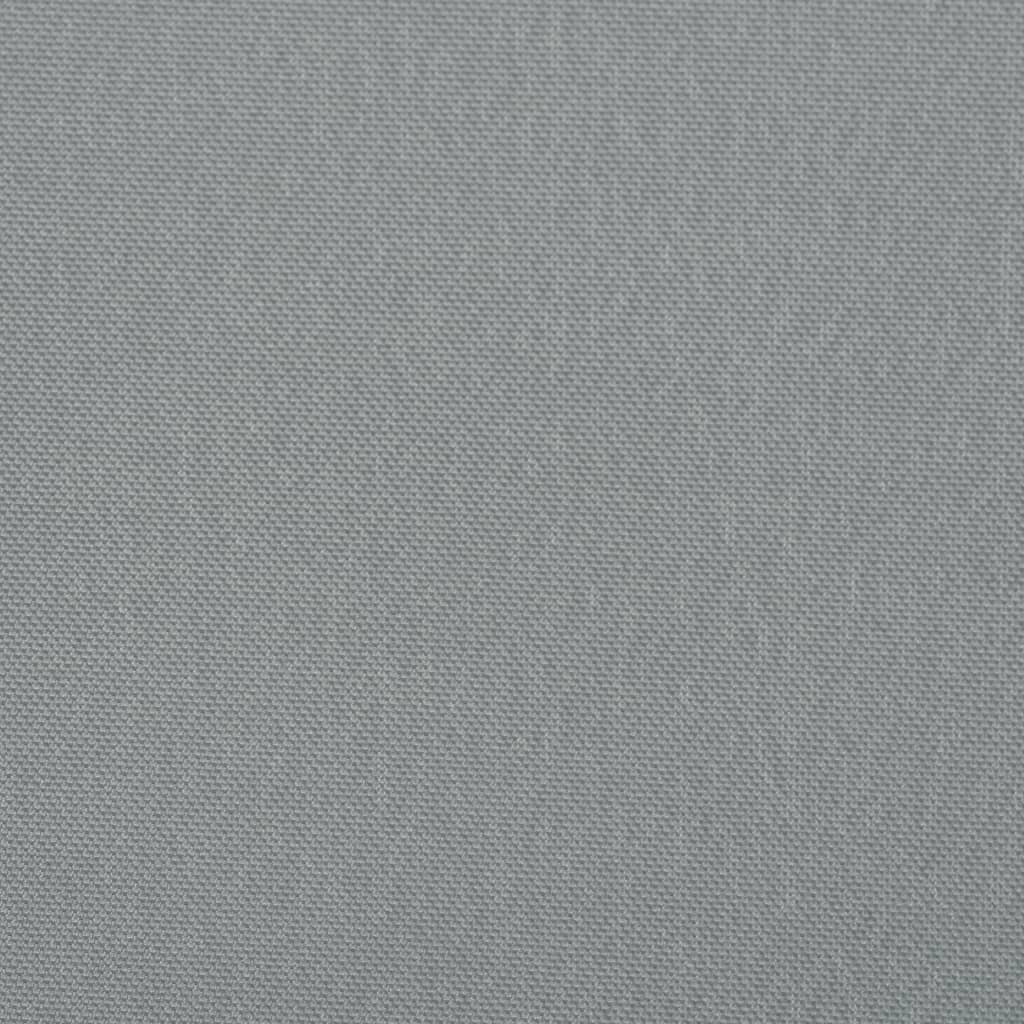 vidaXL Сгъваема странична тента за тераса, сива, 240x160 см