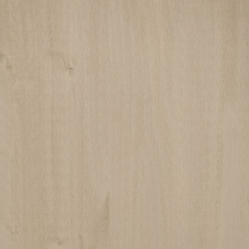 vidaXL Гардероб HAMAR, меденокафяв, 99x45x137 см, борово дърво масив