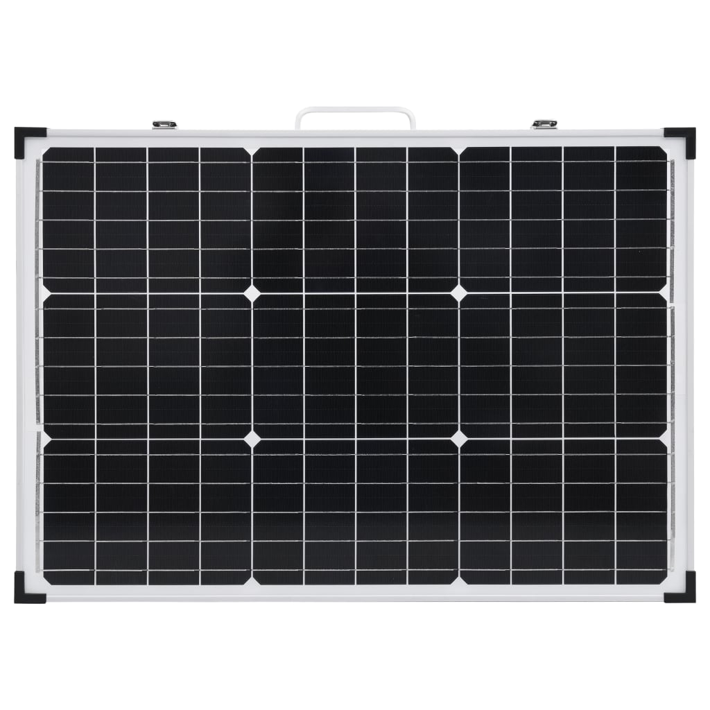 vidaXL Сгъваем соларен панел във вид на куфар, 120 W, 12 V
