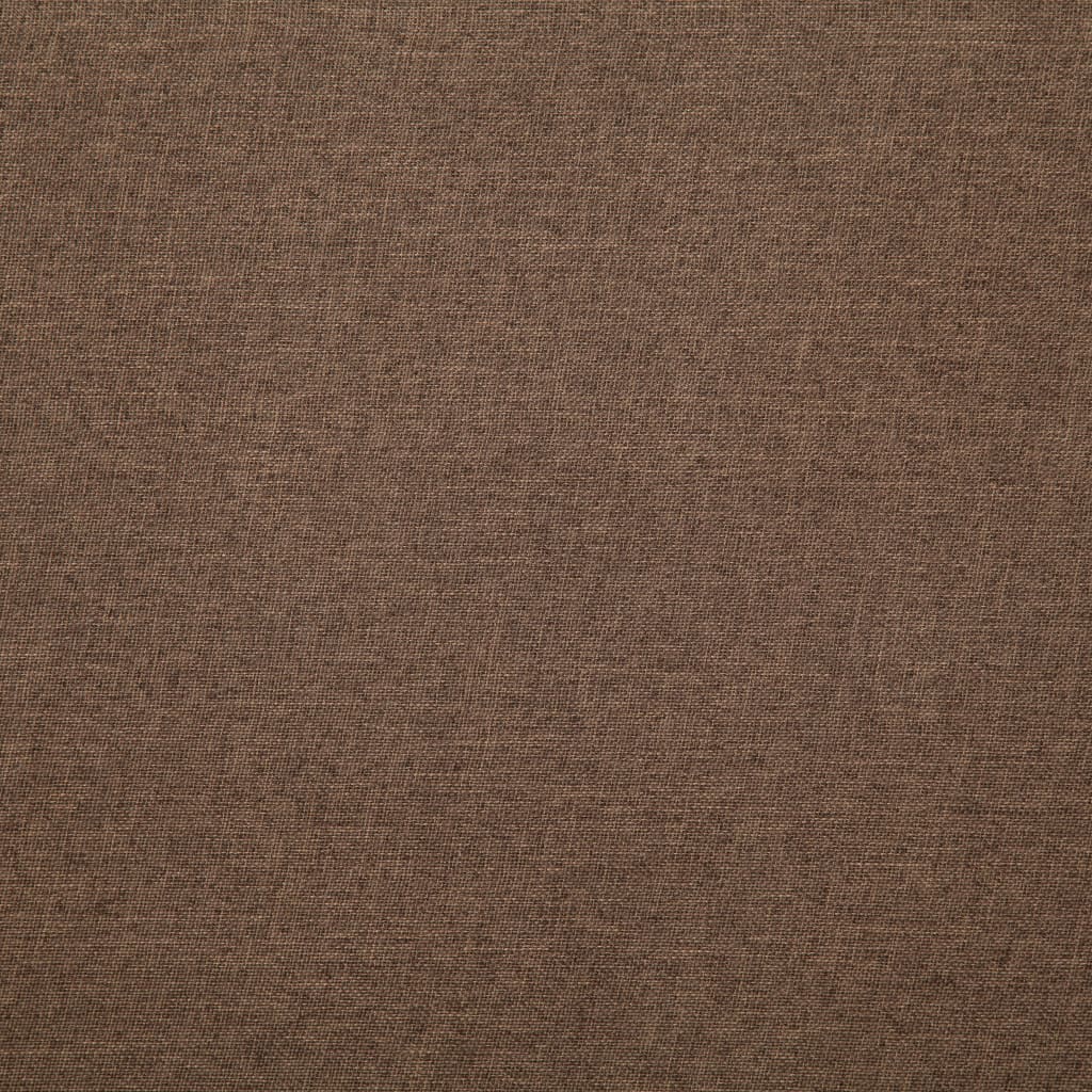 vidaXL Фотьойл с кубична форма, кафяв, текстил