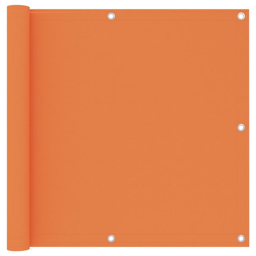 vidaXL Балконски параван, оранжев, 90x300 см, оксфорд плат