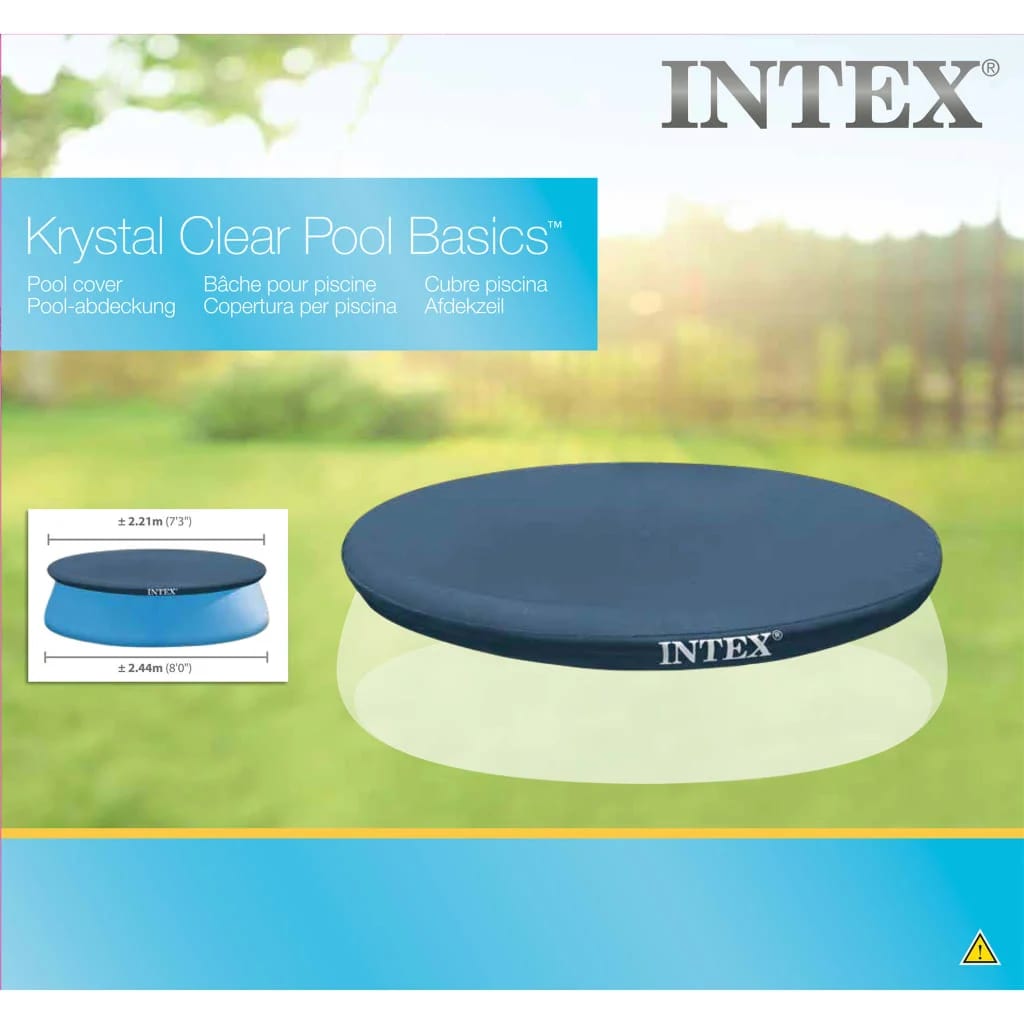 Intex Покривало за басейн кръгло 244 см 28020