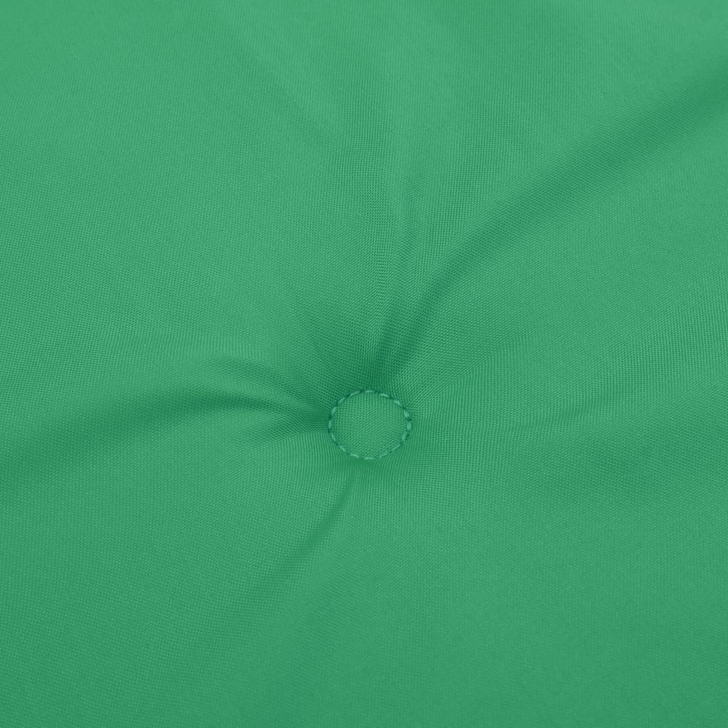 vidaXL Възглавница за стол шезлонг зелена (75+105)x50x3 см
