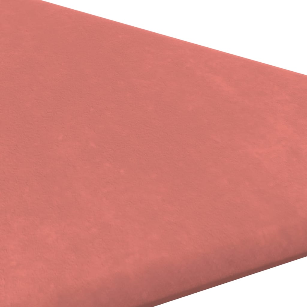 vidaXL Стенни панели, 12 бр, розови, 30x30 см, кадифе, 0,54 м²