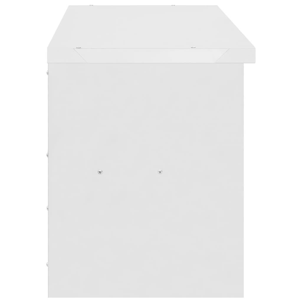 vidaXL Кухненски стенен шкаф, 120x40x50 см, неръждаема стомана