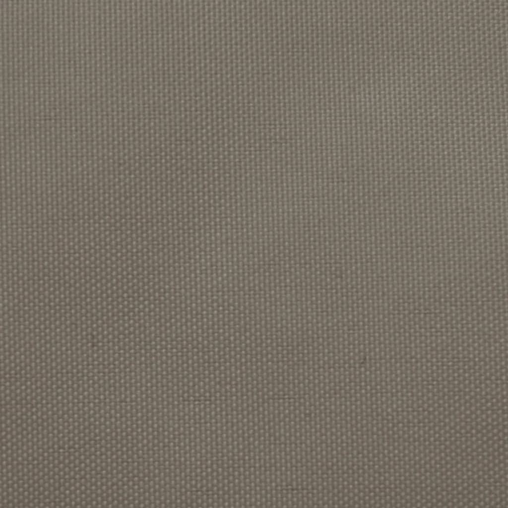 vidaXL Платно-сенник, Оксфорд текстил, трапец, 2/4x3 м, таупе