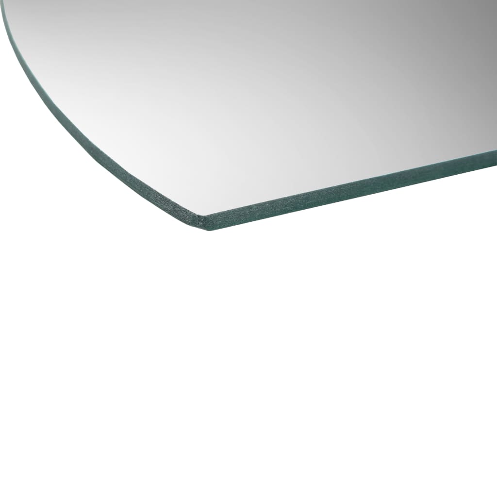 vidaXL Стенни огледала, 8 бр, 20x20 см, вълнообразни