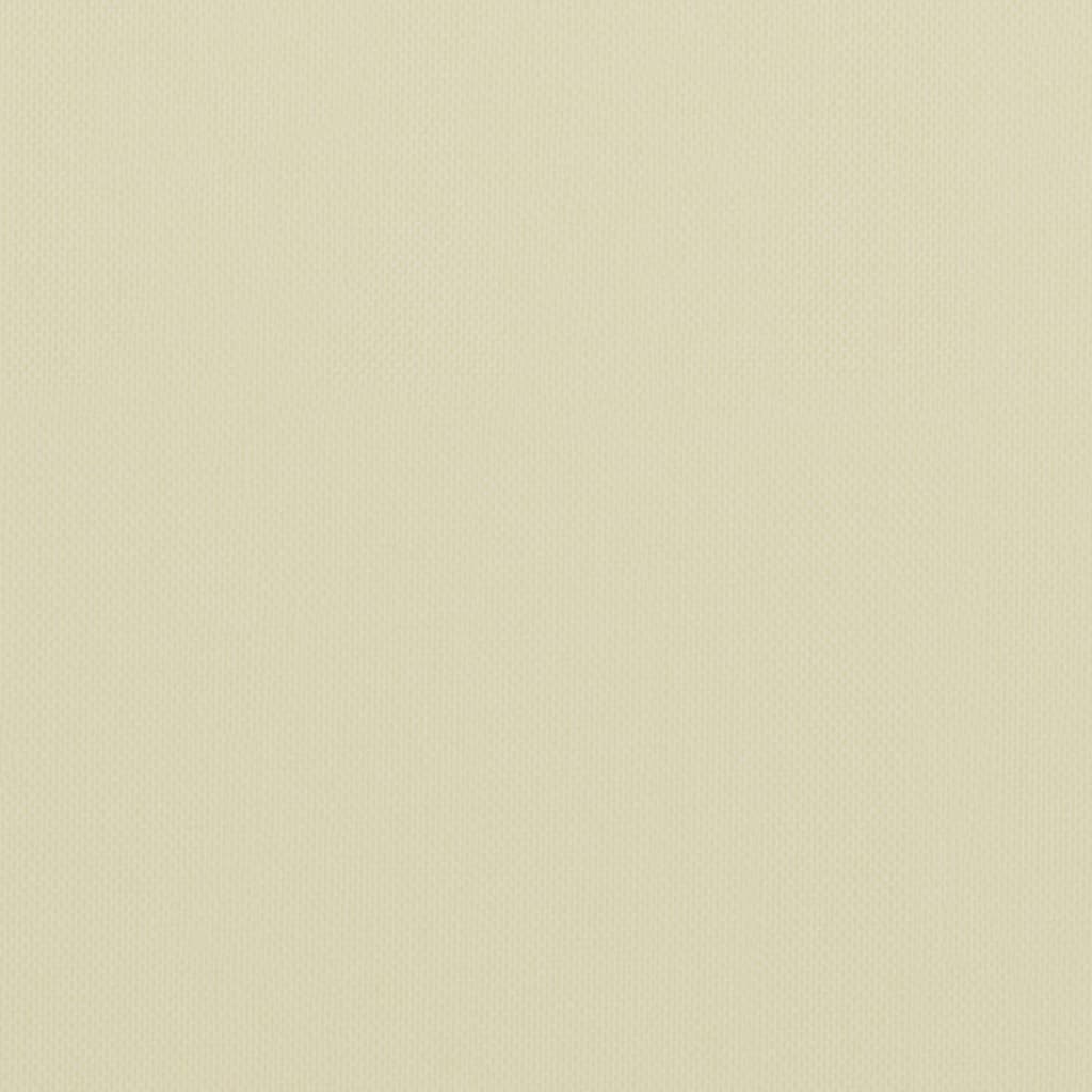 vidaXL Балконски параван, кремав, 75x300 см, плат оксфорд