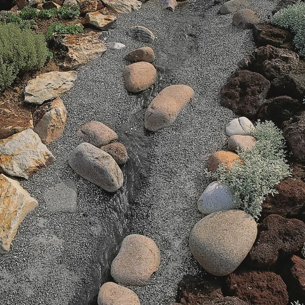 Ubbink Каменна облицовка за езерце "Classic", 5x0,4 м, сива, 1331001