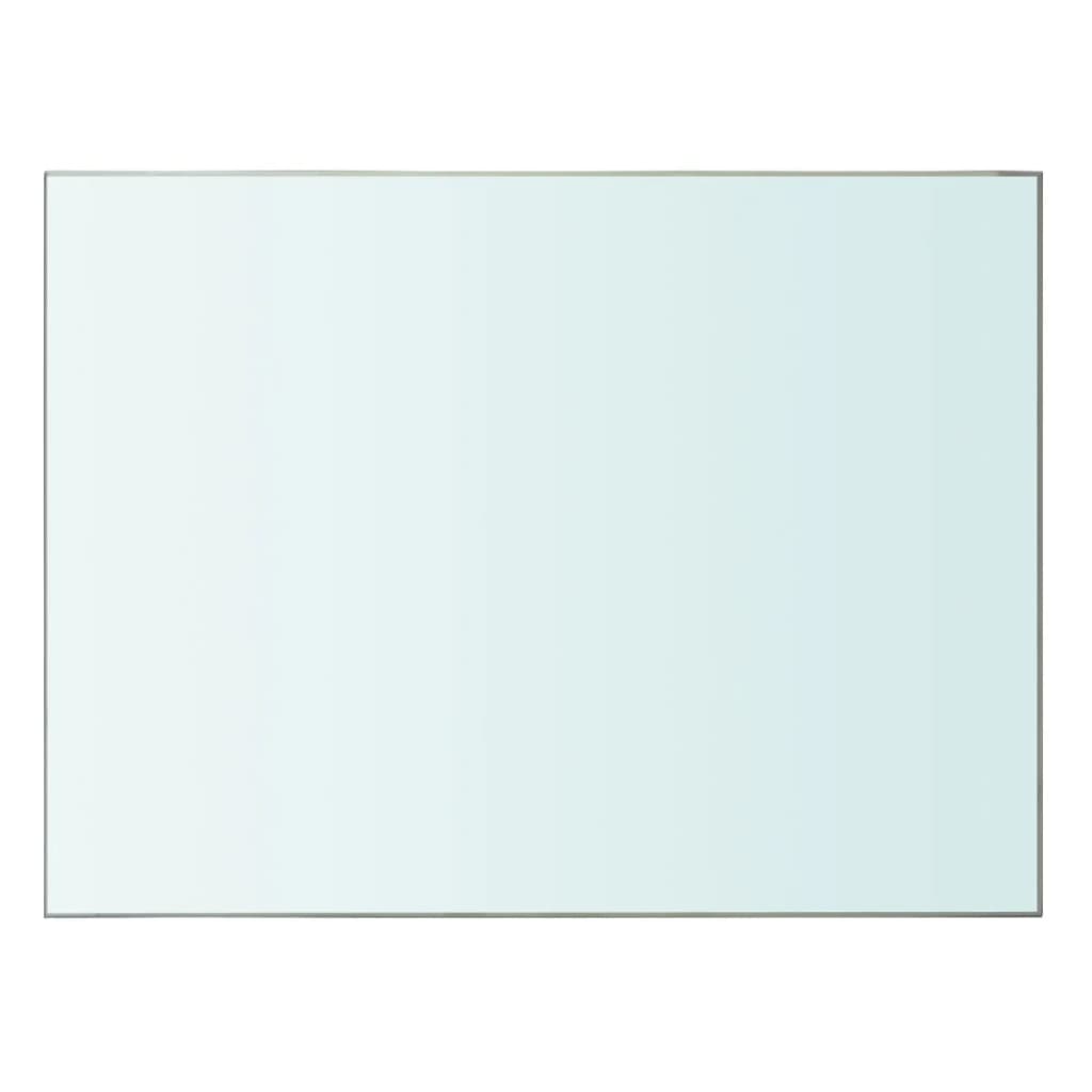vidaXL Плоча за рафт, прозрачно стъкло, 40 x 30 см