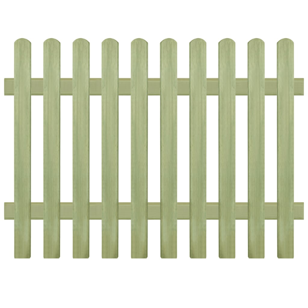 vidaXL Решетъчна ограда, импрегнирано борово дърво, 170x120 см, 6/9 см