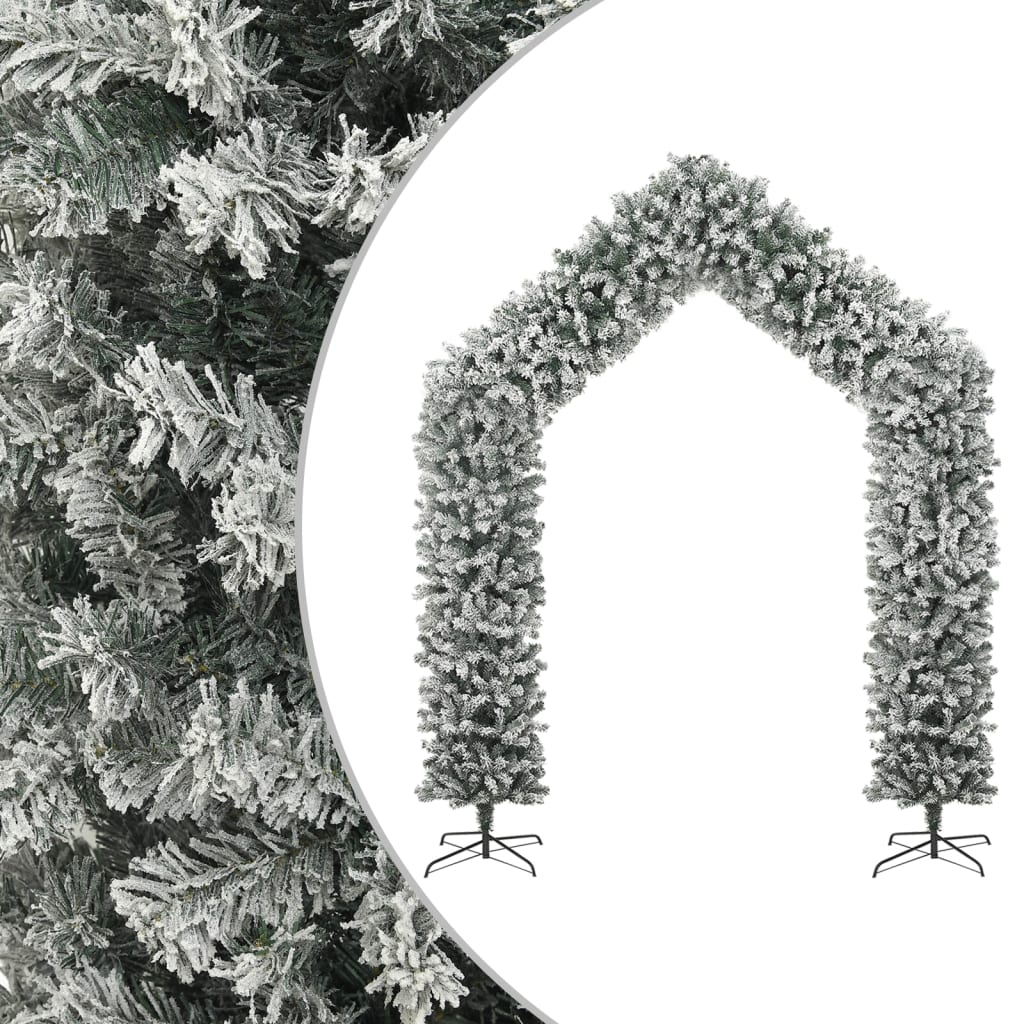 vidaXL Коледна елха арка с натрупан сняг, 270 см