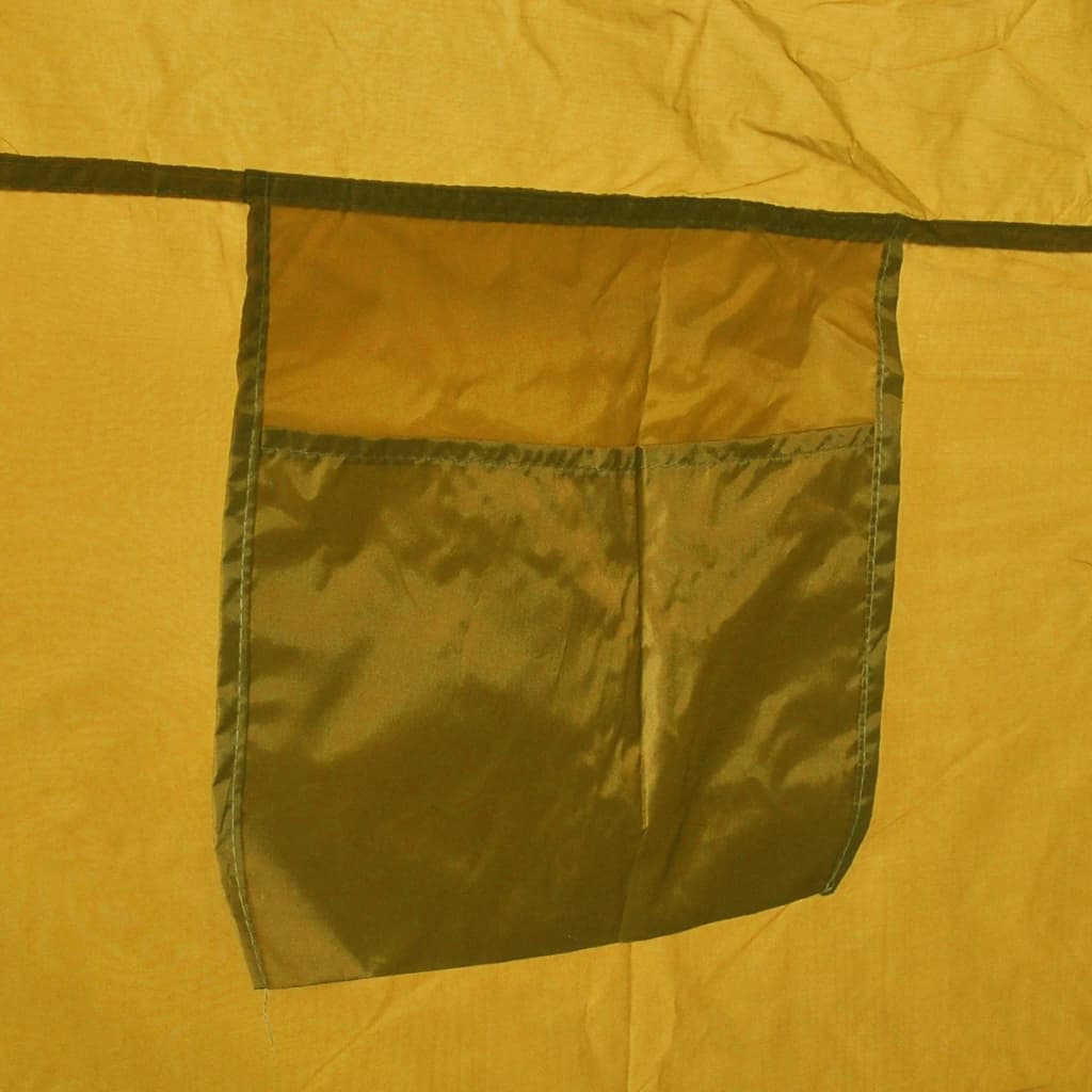 vidaXL Палатка за душ/WC/преобличане, жълта