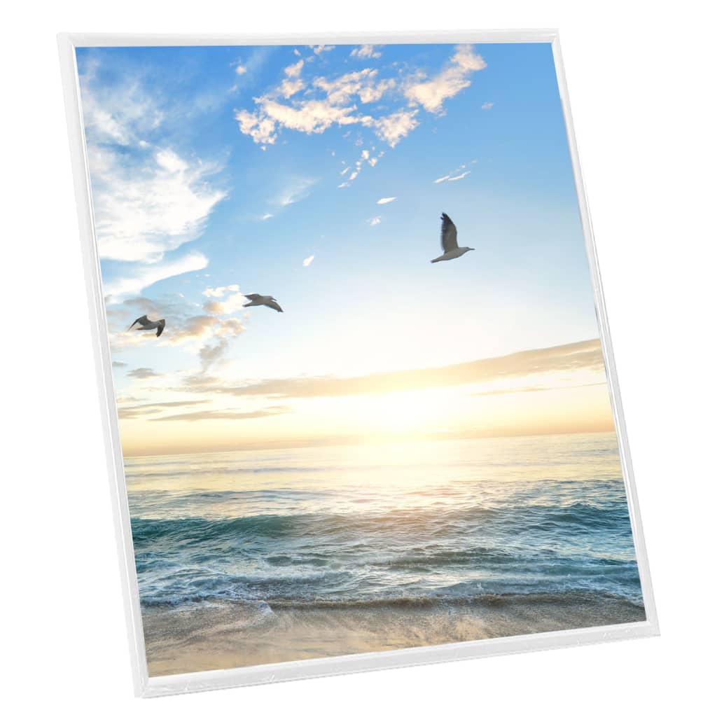 vidaXL Фоторамки за колаж, 3 бр, за маса, бели, 20x25 см, МДФ