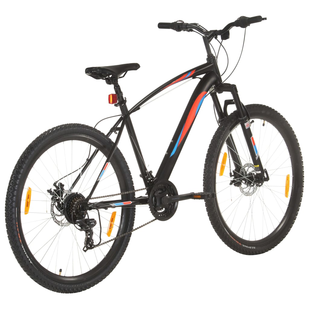 vidaXL Планински велосипед 21 скорости 29 цола 48 см рамка черен