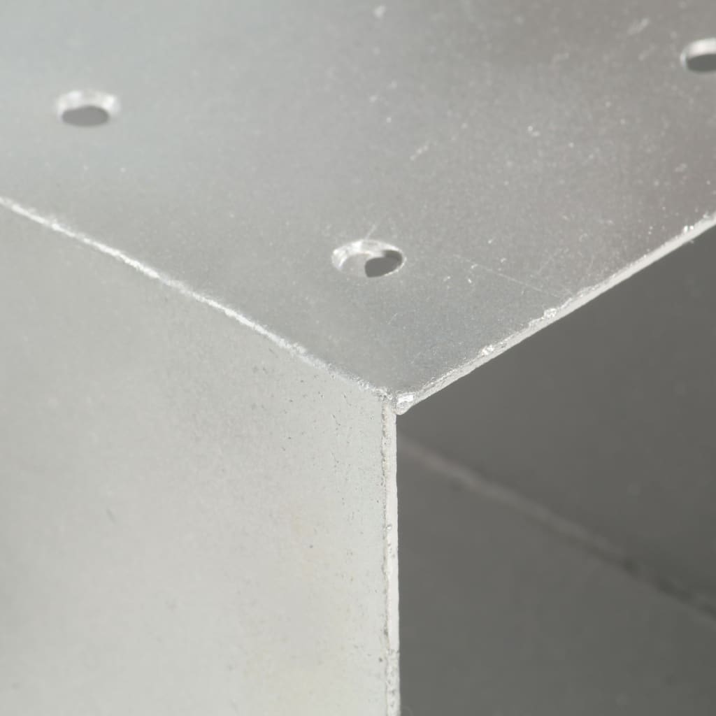 vidaXL Конектори за греди 4 бр Y-образни поцинкован метал 71x71 мм