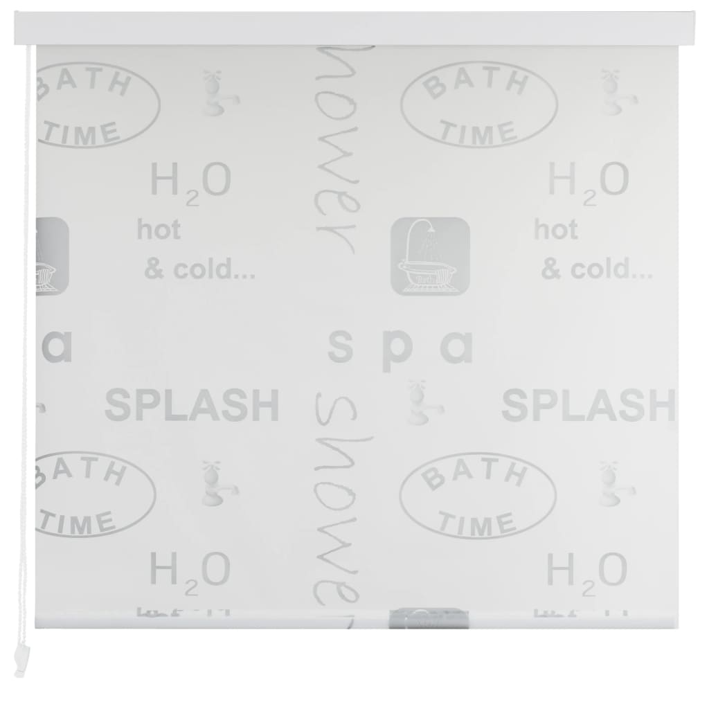 vidaXL Ролетна щора за баня, 100x240 см, Splash