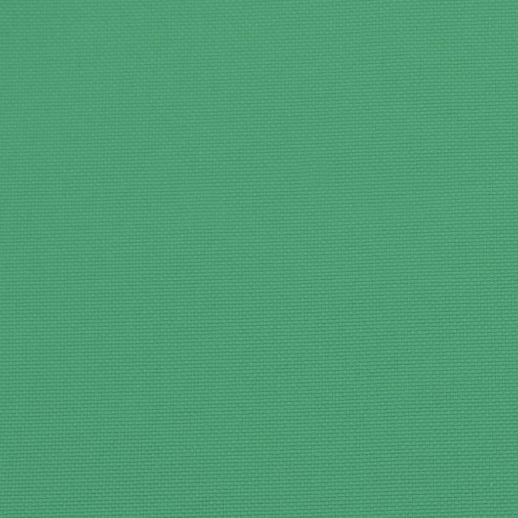 vidaXL Палетна възглавница зелена 58x58x10 см плат