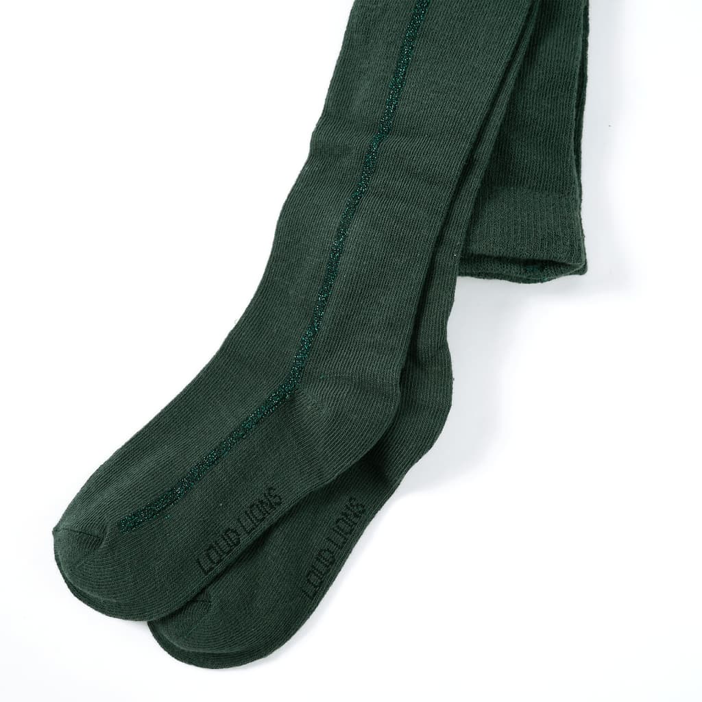Детски чорапогащник, тъмнозелен, 92