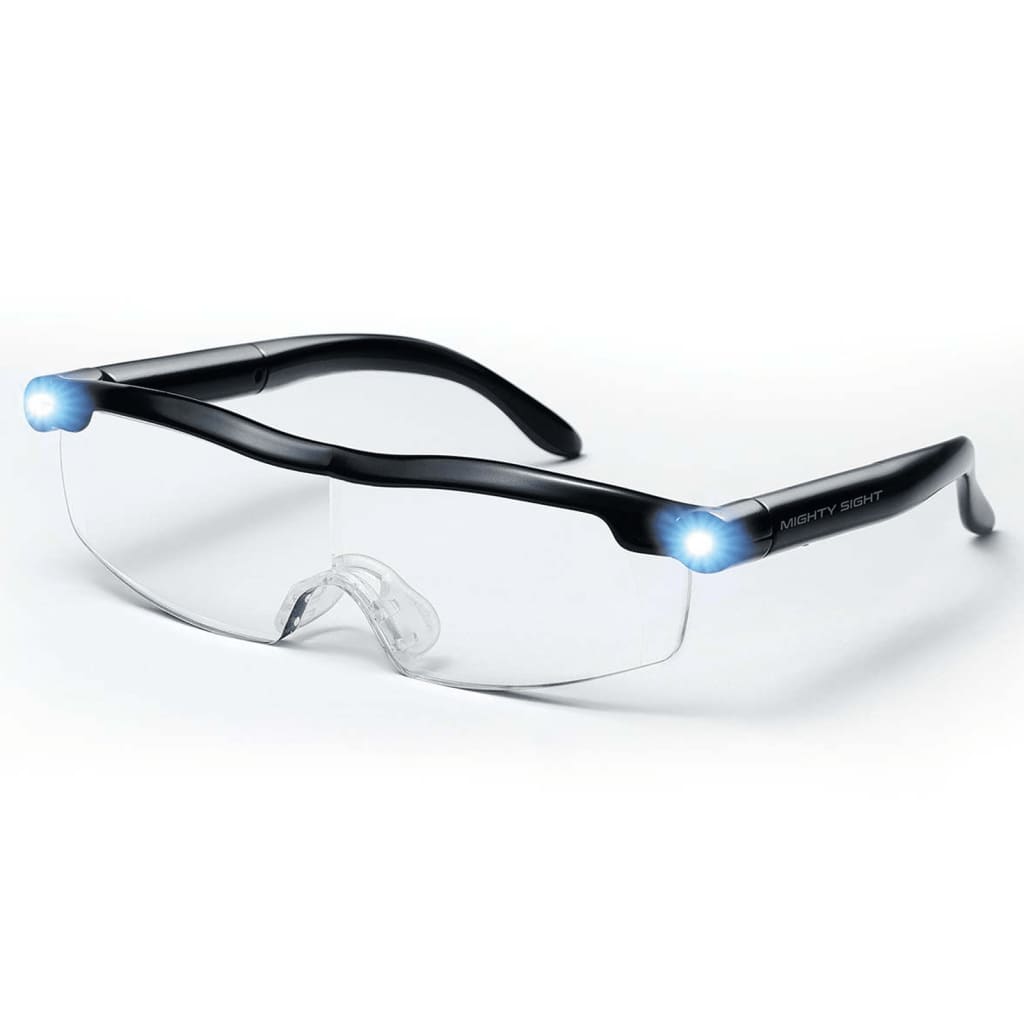Ultra Vue Увеличителни очила с LED, пластмаса, черни