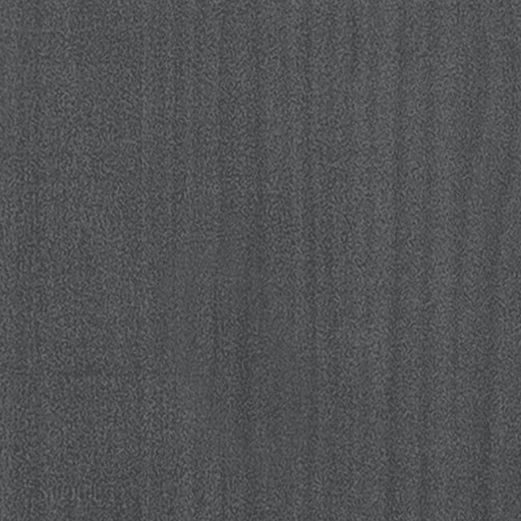 vidaXL Градински сандъци, 2 бр, сиви, 60x31x31 см, бор масив
