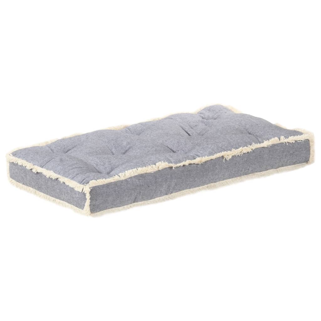 vidaXL Възглавница за палетен диван, антрацит, 73x40x7 см