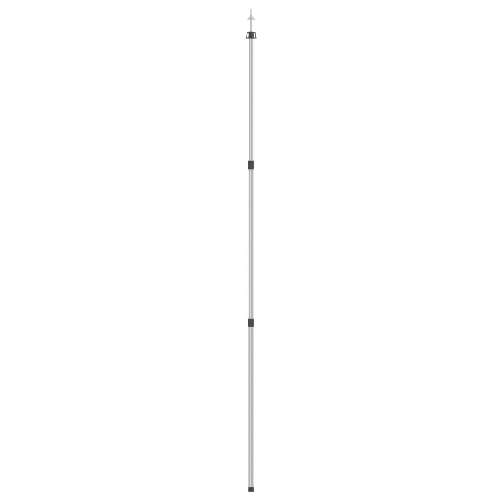 vidaXL Телескопичен прът за брезент с дължина 102-260 см алуминий