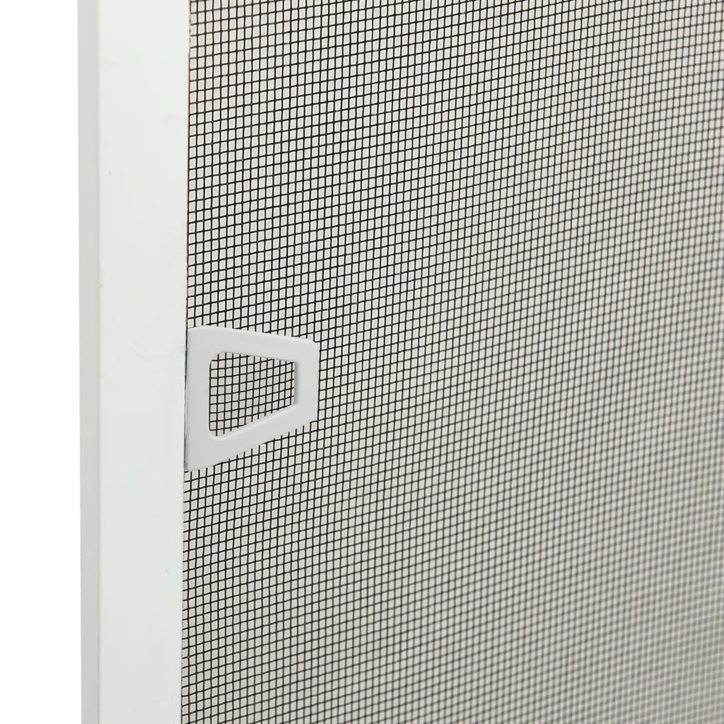 vidaXL Мрежа против насекоми за прозорци, бяла, 80x100 см