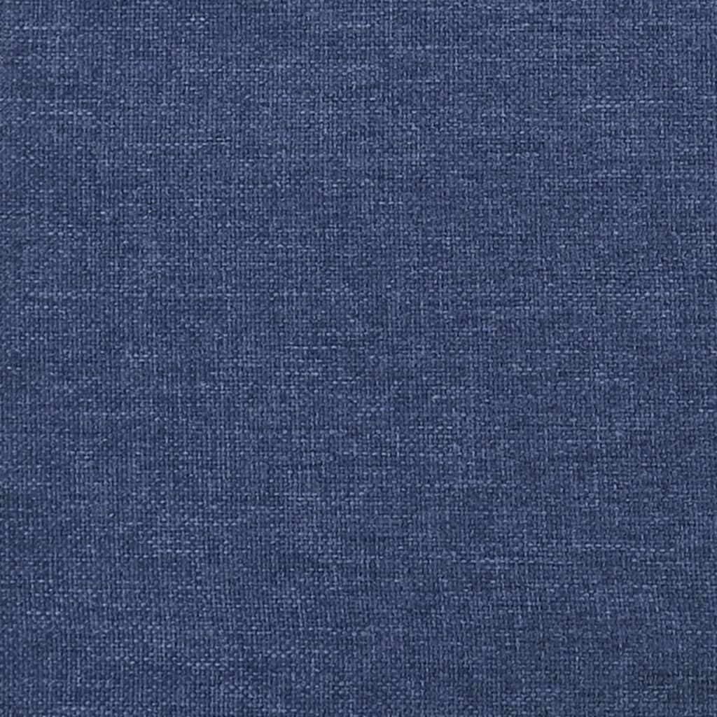 vidaXL Табуретка, синя, 78x56x32 см, текстил