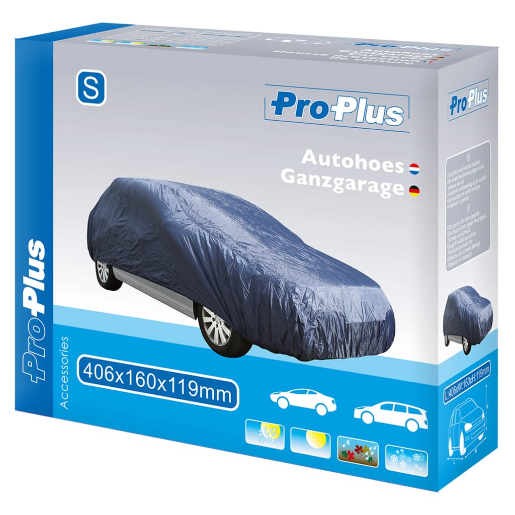 ProPlus Покривало за автомобил, размер S, 406x160x119 см, тъмносиньо