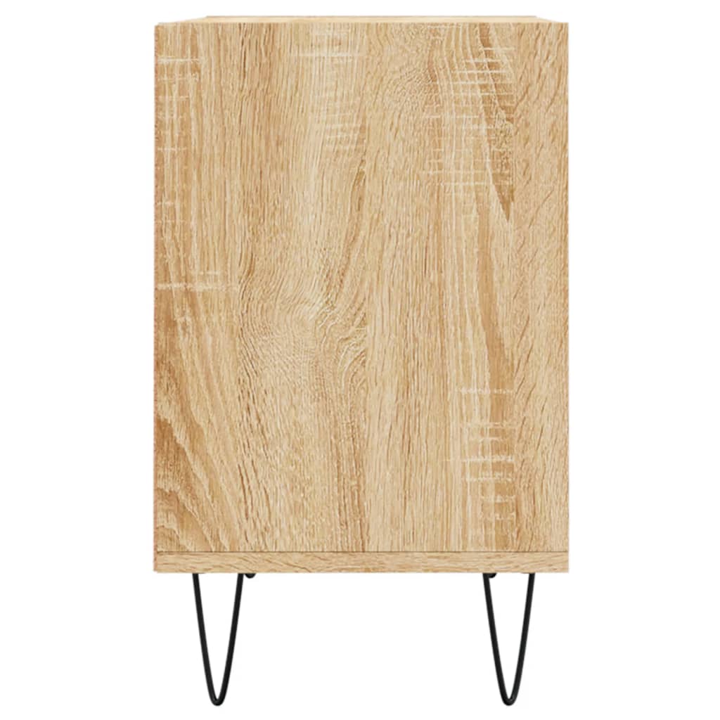 vidaXL ТB шкаф, дъб сонома, 69,5x30x50 см, инженерно дърво