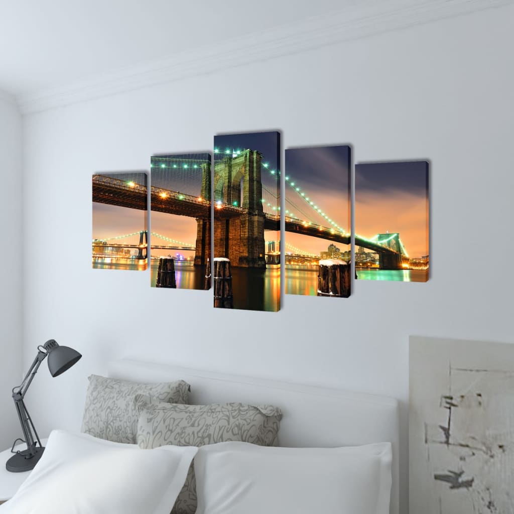 Декоративни панели за стена Бруклински мост, 200 x 100 см