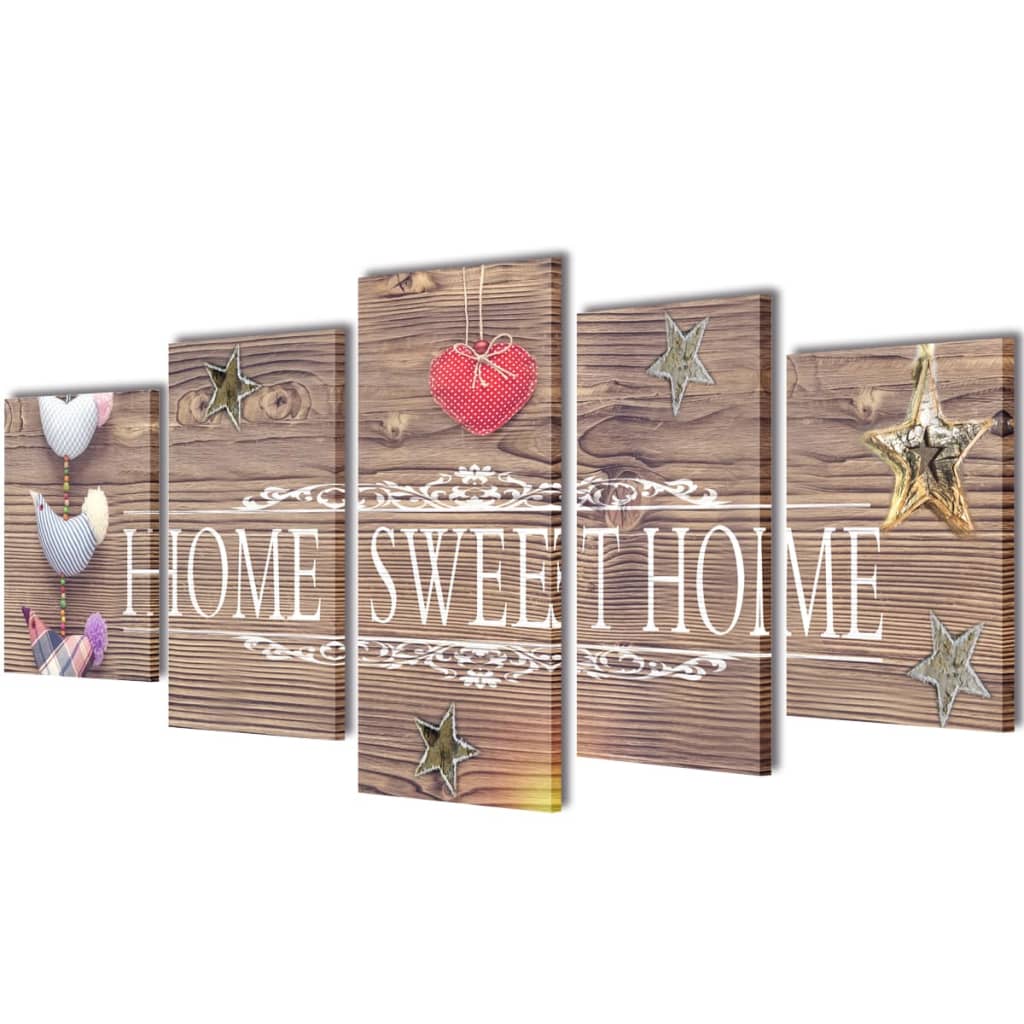 Декоративни панели за стена Home Sweet Home Design, 200 x 100 см