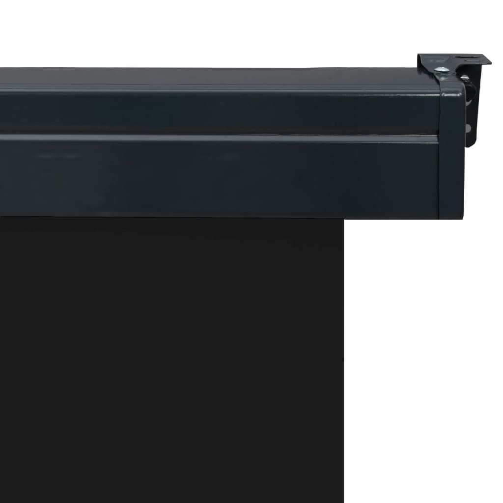 vidaXL Вертикална тента за балкон, 160x250 см, черна