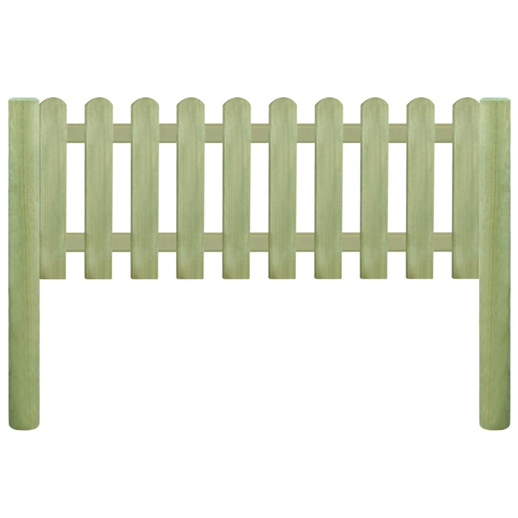 vidaXL Решетъчна ограда, импрегниран бор, 5,1 м, 110 см, 6/9 см