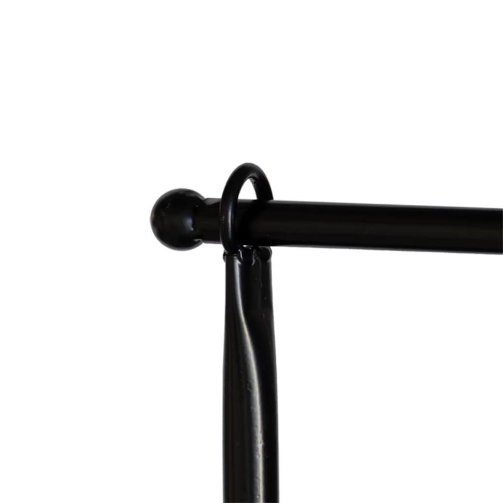 Esschert Design Декоративен прът за маса със скоба, черен