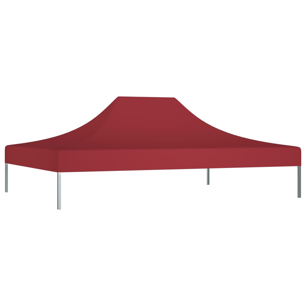vidaXL Покривало за парти шатра, 4x3 м, бордо, 270 г/м²
