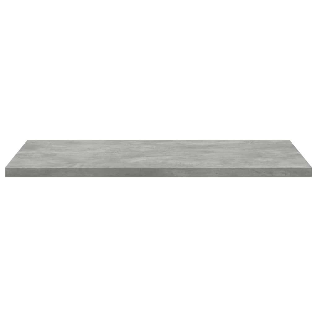 vidaXL Рафтове за етажерка, 8 бр, бетонно сиви, 40x50x1,5 см, ПДЧ