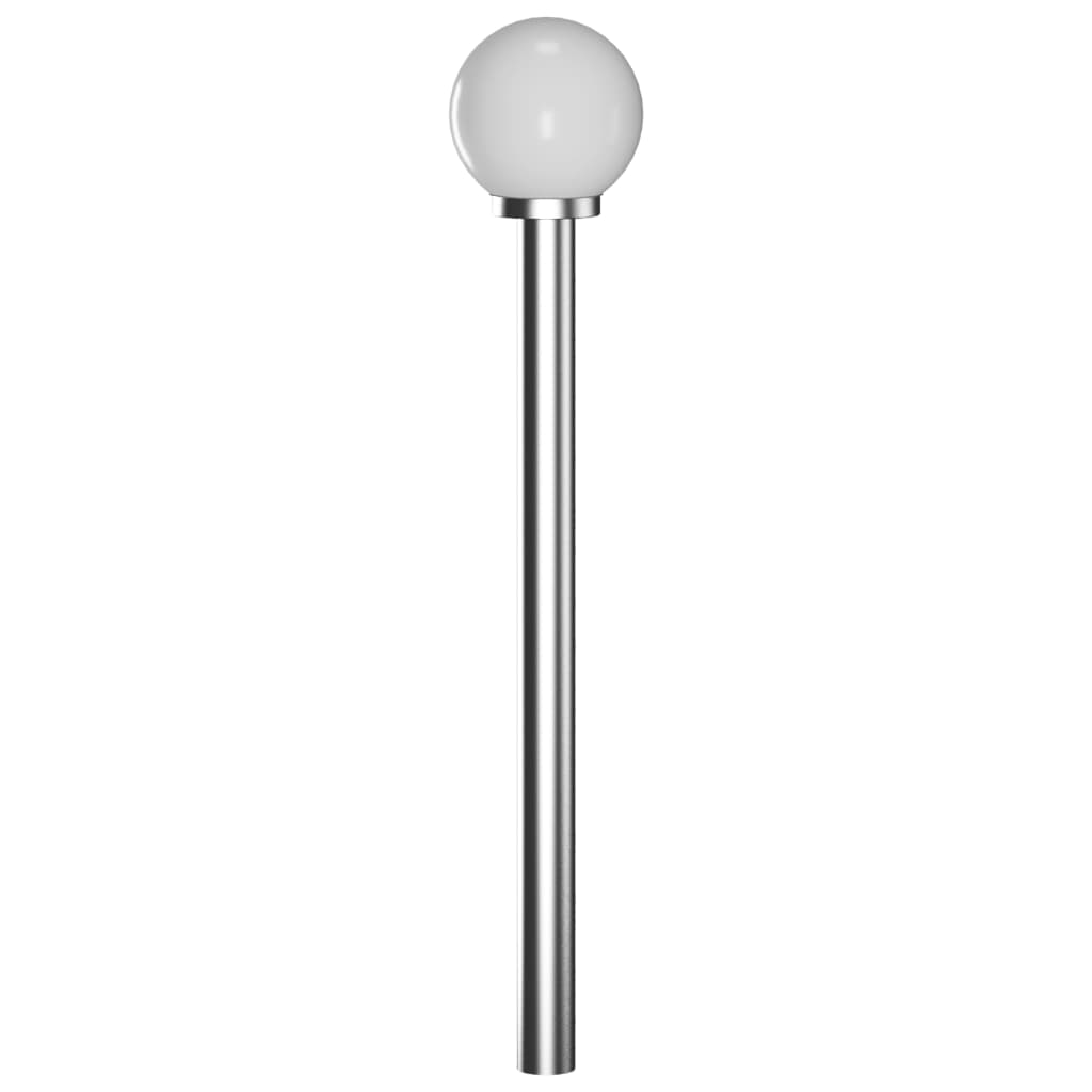 vidaXL Стълб за градинска лампа с 1 сфера 110 см