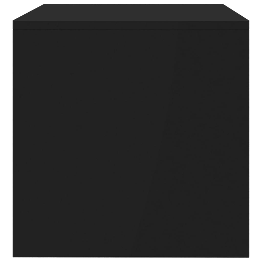 vidaXL ТВ шкаф, черен, 100x40x40 см, ПДЧ