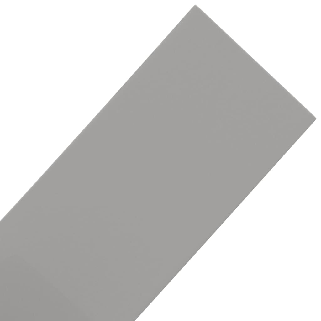 vidaXL Градински кант, сив, 10 м, 15 см, полиетилен