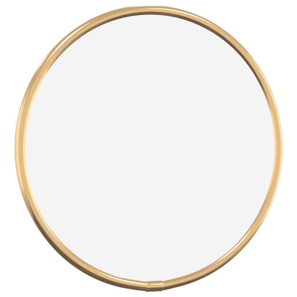 vidaXL Стенно огледало злато Ø 20 см кръгло