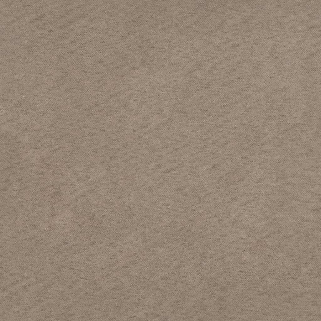 vidaXL Пейка, таупе, 100x35x41 см, микрофибърен плат
