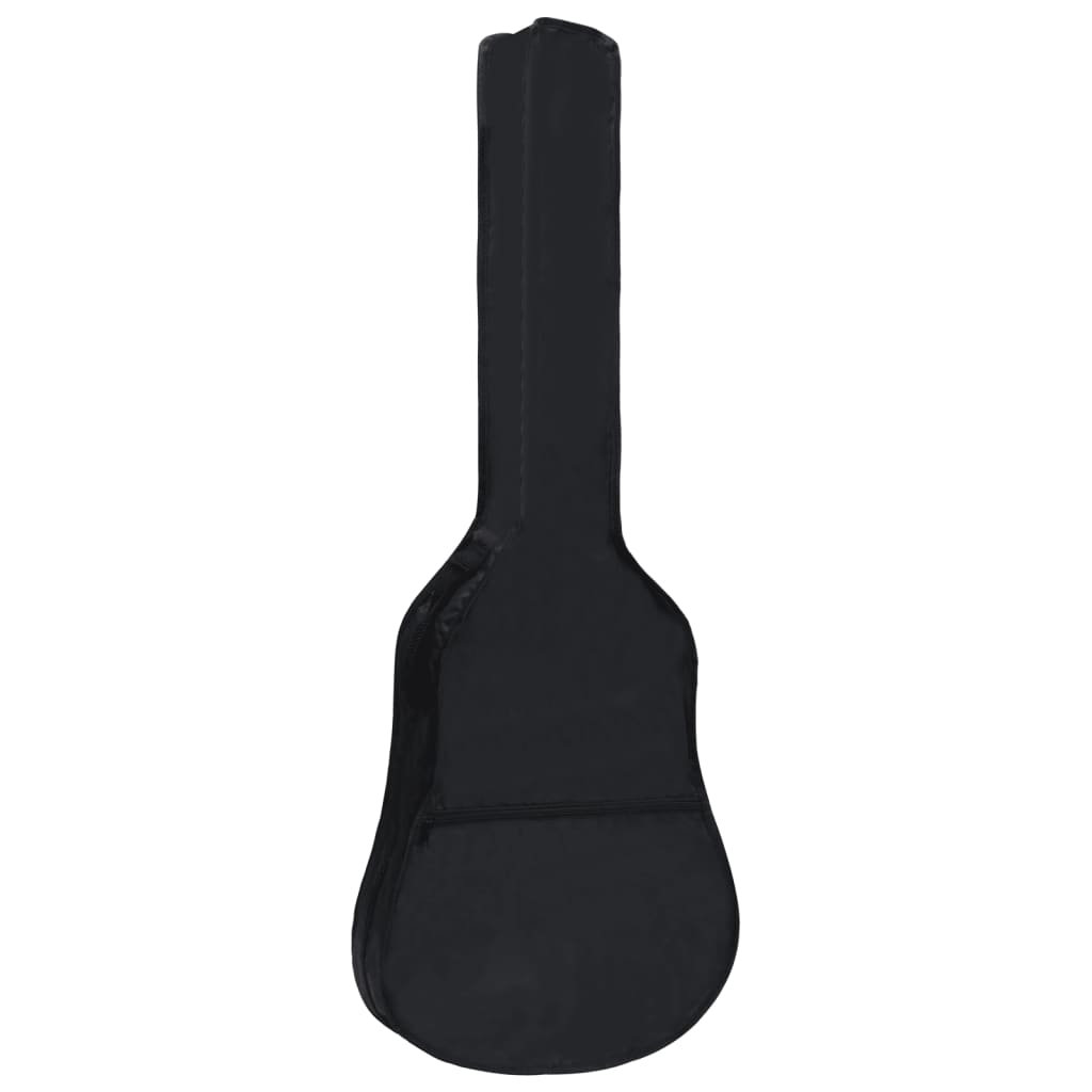 vidaXL Калъф за китара за 3/4 класическа китара черна 94x35 см плат
