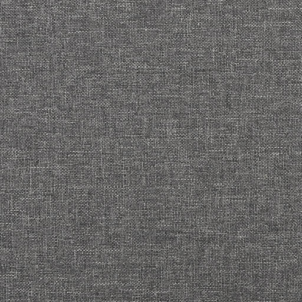 vidaXL Табуретка, светлосива, 60x60x36 см, текстил